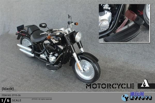送料無料 1/6 ZYTOYS ZY15-26A FATBOY HARLEY-DAVIDSON