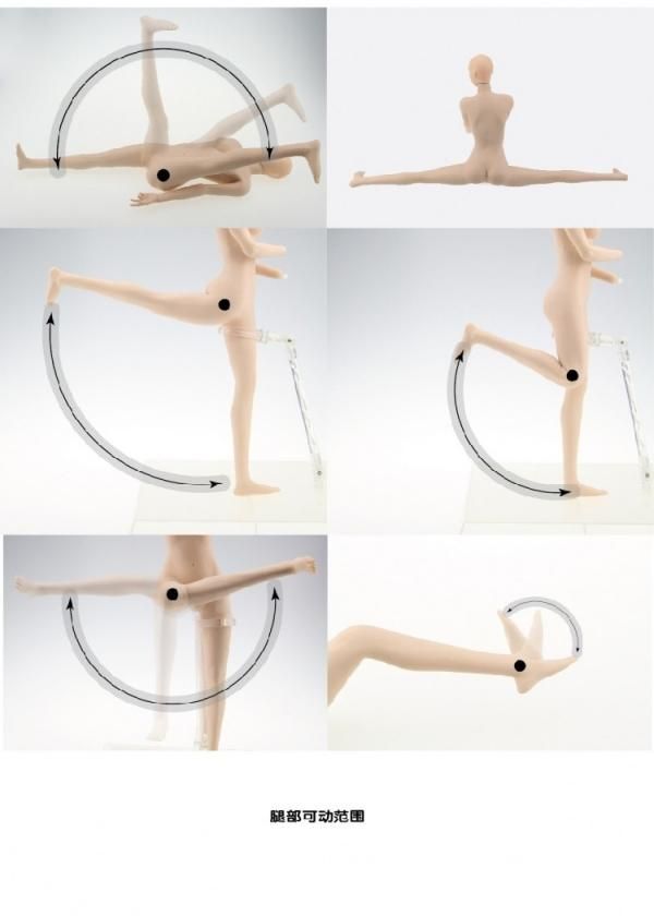 1/6 JIAOUDOLL 2016最新 POM超柔軟性シームレスボディヘッドレス