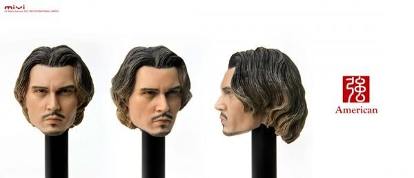 1/6 MIVI Johnny Depp ジョニー・デップ ヘッド - 1/6フィギュア