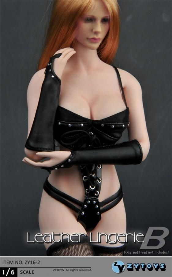 ZY-TOYS 1/6フィギュア用衣装 SMランジェリーセット ZY-5005