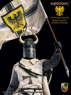 ͽ1/6 ACI Toys  25A 塼ȥ󵳻 Ρ֥ ʥ Хʡ ۥTeutonic Knight: Noble Knight Banner Holder
