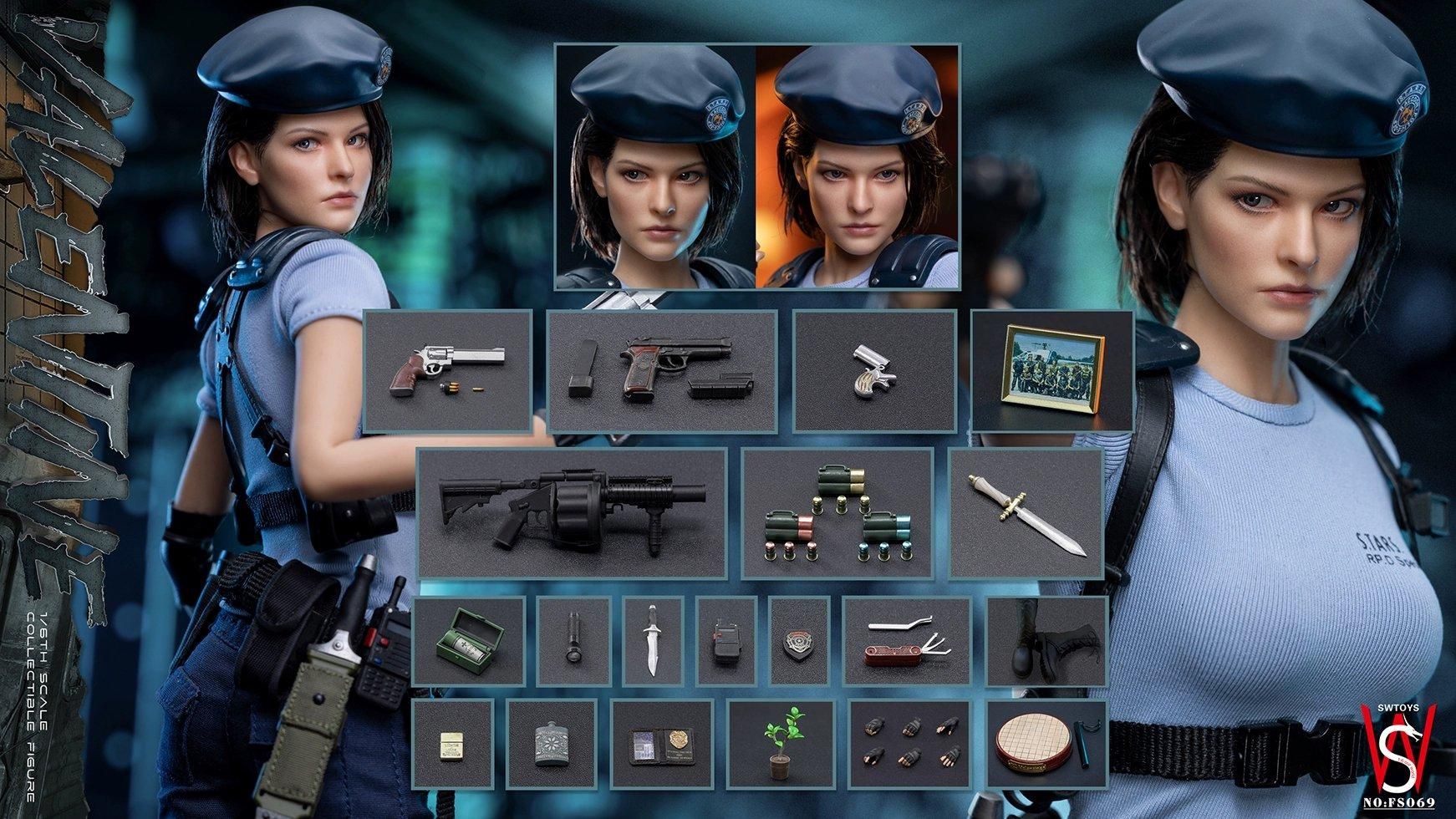 予約 送料無料 1/6 SWTOYS 1/6 NO:FS069 ジル・バレンタイン 欧米女性フルセット