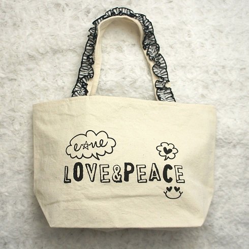 LOVE&PEACEお散歩BAG☆かわいいおさんぽバッグ【ドッグウェアならene☆】 - ドッグウェア・犬服の通販のene☆