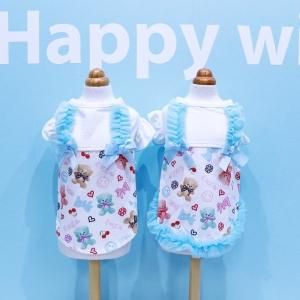 透かしチェックカートカバー - ドッグウェア・犬服の通販のene☆