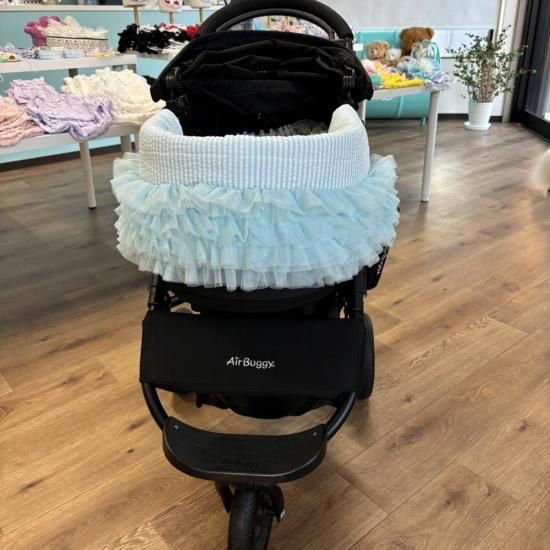 カート用ティアードフリルクッション ene カート用ティアードフリルクッション - ドッグウェア・犬服の