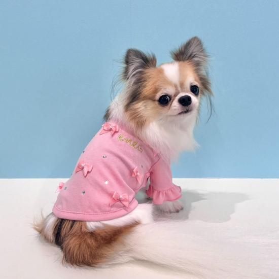 リボンロンTEE - ドッグウェア・犬服の通販のene☆