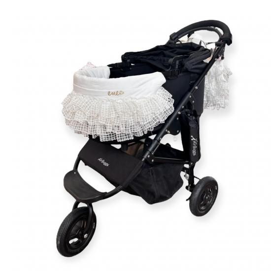 ene☆ 透かしチェックカートカバー新品未使用 透かしチェックカートカバー - ドッグウェア・犬服の通販のene☆