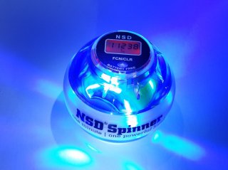 NSD Spinner(NSDスピナー) PB-688LC ブルー デジタルカウンター搭載 ＬＥＤ発光タイプ(ブルー色) 手動式 日常トレーニング向け