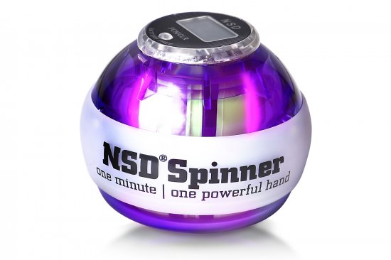 NSD Spinner(NSDスピナー) PB-688AMLC パープル デジタルカウンター搭載 速度によるマルチライト変色タイプ オートスタート型  - NSD POWER SPINNER 輸入総代理店