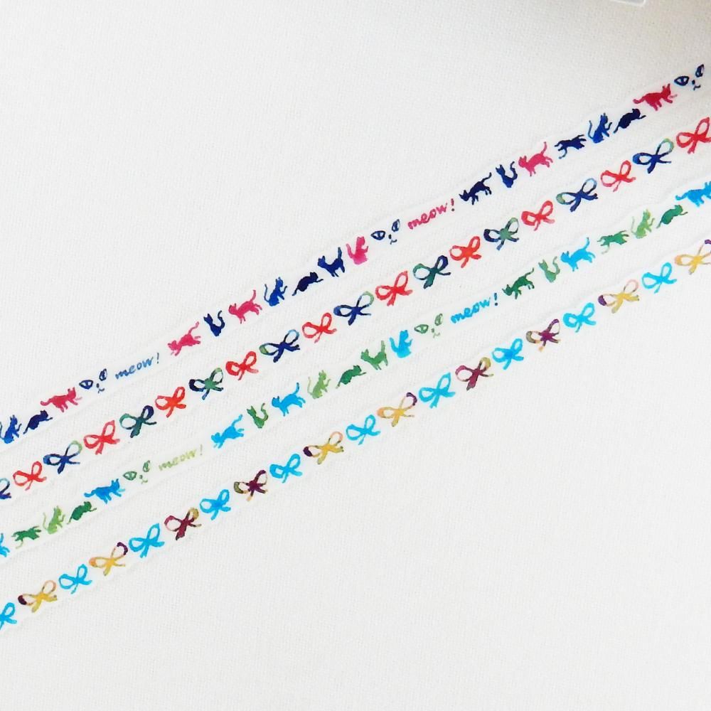 2667 PET水晶 8cm×3m 圈圈圆圆 ダイカット 海外マスキングテープ マスキングテープ 20mm×4m 桜と小鳥 364408