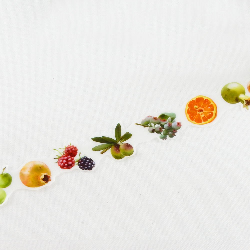 yano design - 型抜きマスキングテープ series Flowers for collage / fruit