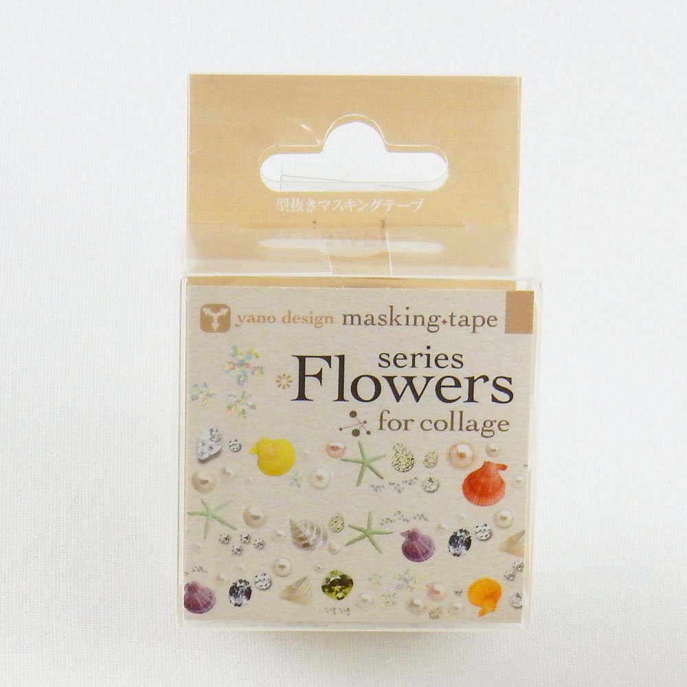 yano design - 型抜きマスキングテープ series Flowers for collage / jewel