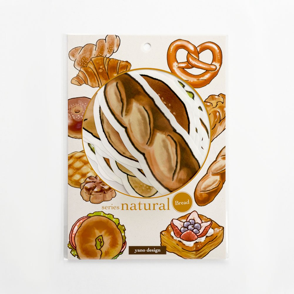 yano design - ウォールフレークステッカー series natural / Bread