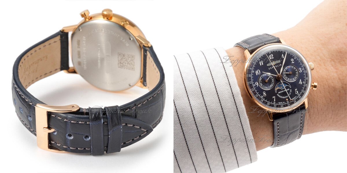 ZEPPELIN 腕時計 7039-1 (交換ベルト付き)定価¥57,200円 時計 腕時計