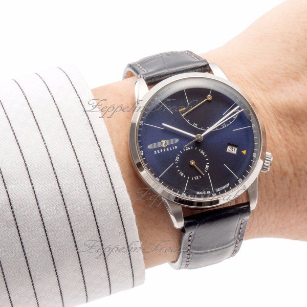 蓬さま【美品】ZEPPELIN ツェッペリン腕時計 フラットライン 7366-3 - 腕時計(アナログ)