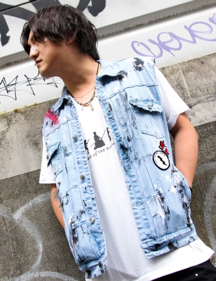 KinCrossWorld Remake Denim Vest 