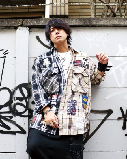 H∀PEAC∃ Remake BIG Check Shirt 【MS2N】『LIMITED』 - KinCrossWorld