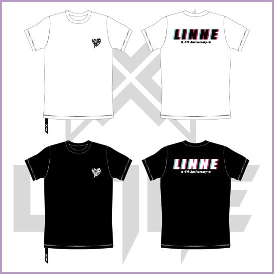 LINNE ”5th Anniversary” LIMITED T-Shirt 【5周年記念作品