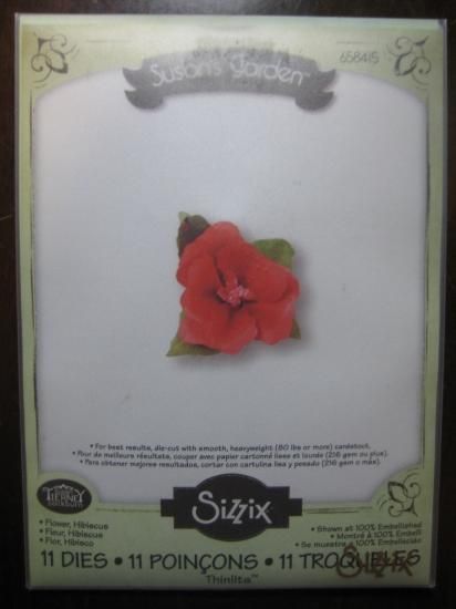 Hibiscus】シジックス Thinlits(Susan's Garden) 658415・Flower