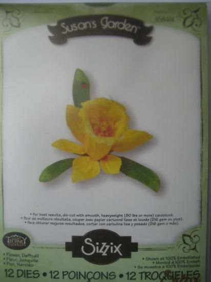 Daffodil】シジックス Thinlits(Susan's Garden) 658414・Flower