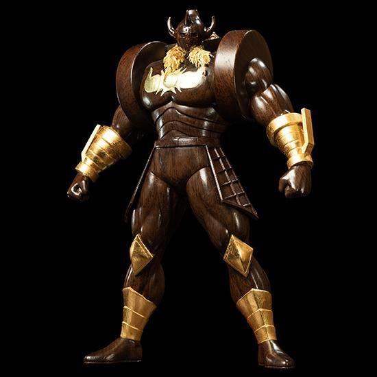 キン肉マン スパイスシード 悪魔将軍 フィギュア 木彫 悪魔将軍 (黒檀) - フィギュアメーカー スパイスシード