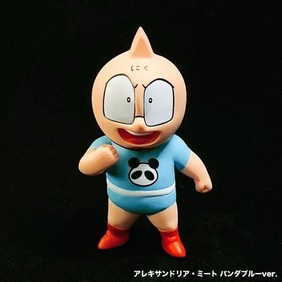 キン肉マン フィギュア アレキサンドリア・ミート ブルー 青 未開封 ソフビ アレキサンドリア・ミート パンダブルーver. - フィギュアメーカー