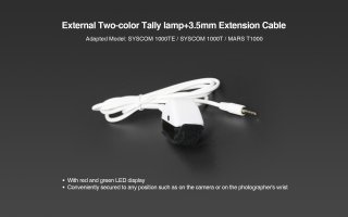 Hollyland External two color Tally ramp+3.5mm Extension Cable