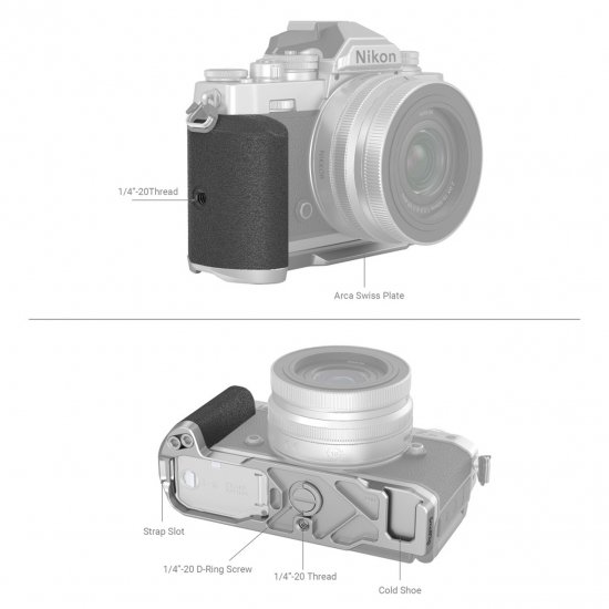 SmallRig Nikon Z fcミラーレスカメラ用L字型グリップ 3480 - Y.D.S.pro shop