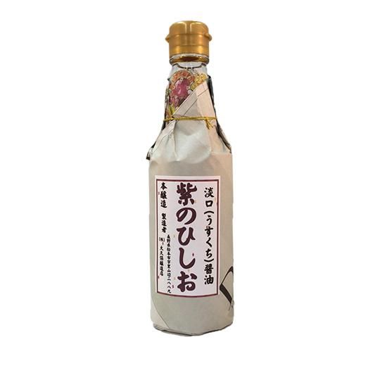 紫のひしお 淡口醤油 360ml 有 東京胡麻産業