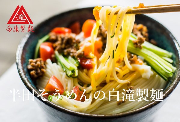 太くてコシがある半田そうめん【10束】 - 白滝製麺