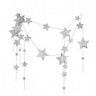 Numero74 　falling star garland  silver