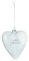 RADERglass ornament merry  heart