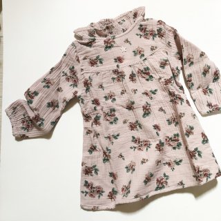 <img class='new_mark_img1' src='https://img.shop-pro.jp/img/new/icons14.gif' style='border:none;display:inline;margin:0px;padding:0px;width:auto;' />tocotovintage  baby Flower print  dress (palepink)