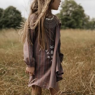 人気の店 美品 apolina ペイズリードレス Pernille dress 3-5y 