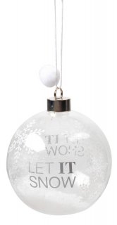 <img class='new_mark_img1' src='https://img.shop-pro.jp/img/new/icons14.gif' style='border:none;display:inline;margin:0px;padding:0px;width:auto;' />RADERLiving Wonder ball  Let it snow silver Snow
