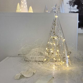 <img class='new_mark_img1' src='https://img.shop-pro.jp/img/new/icons14.gif' style='border:none;display:inline;margin:0px;padding:0px;width:auto;' />☆RADER　LED Glass fir tree「Stars Gold small」