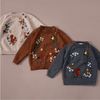<img class='new_mark_img1' src='https://img.shop-pro.jp/img/new/icons14.gif' style='border:none;display:inline;margin:0px;padding:0px;width:auto;' /> Shirley Bredal woodland sweater  (caramel)