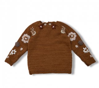  Shirley Bredal flower sweater  (caramel)