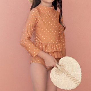 <img class='new_mark_img1' src='https://img.shop-pro.jp/img/new/icons14.gif' style='border:none;display:inline;margin:0px;padding:0px;width:auto;' />arrow mustard longsleeved  ruffle  swimmer 