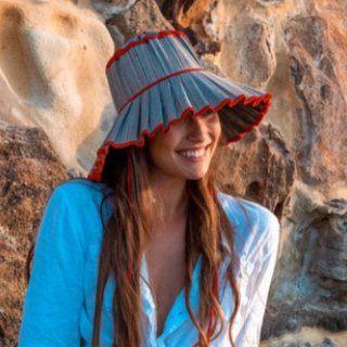 <img class='new_mark_img1' src='https://img.shop-pro.jp/img/new/icons14.gif' style='border:none;display:inline;margin:0px;padding:0px;width:auto;' />Lorna Murray  CAPRI HAT /Avalon beige/red(ladys)