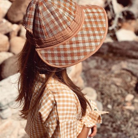 NEW design!!! Lorna Murray Cairo HAT /Spice island check(kids