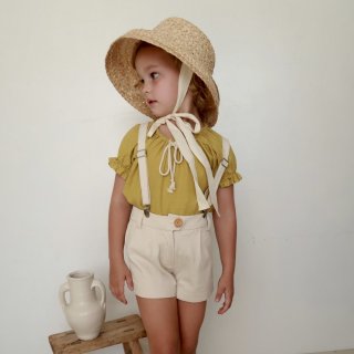 <img class='new_mark_img1' src='https://img.shop-pro.jp/img/new/icons20.gif' style='border:none;display:inline;margin:0px;padding:0px;width:auto;' />SALE!!!！HOUSE OF PALOMA  jean michel shorts  (サスペンダー付き）※8y