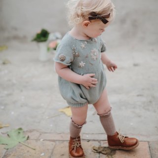 <img class='new_mark_img1' src='https://img.shop-pro.jp/img/new/icons14.gif' style='border:none;display:inline;margin:0px;padding:0px;width:auto;' />Shirley Bredal cotton flower romper  ( duckblue)