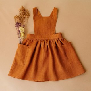 <img class='new_mark_img1' src='https://img.shop-pro.jp/img/new/icons14.gif' style='border:none;display:inline;margin:0px;padding:0px;width:auto;' />ͽ3ͽ Copper Linen pinfore Skirt