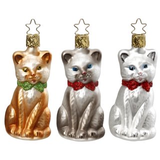 <img class='new_mark_img1' src='https://img.shop-pro.jp/img/new/icons14.gif' style='border:none;display:inline;margin:0px;padding:0px;width:auto;' />Cat　Purr-fect Glass Ornament  2点set　（シルバー２点セットのみ）