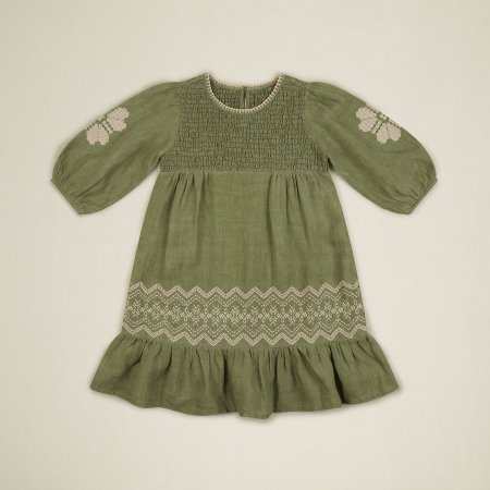 APOLINA NOELLE dress (pistachio) 3-5y - SEN_TO_SENCE