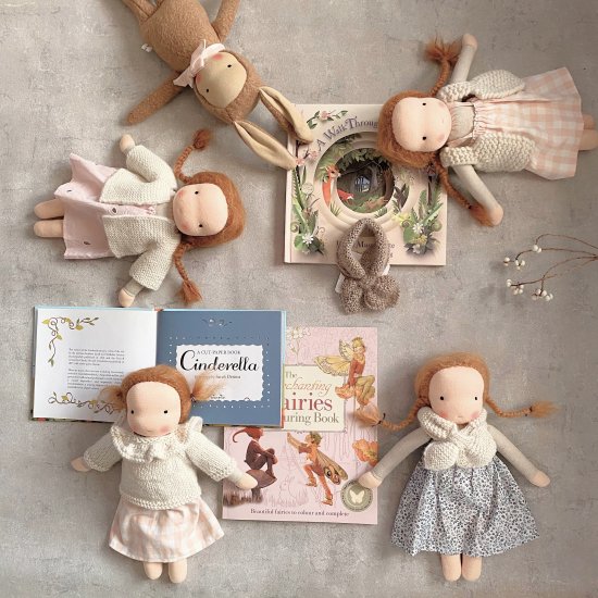 LITTLE KIN STUDIO doll (medium) twin hair - SEN_TO_SENCE