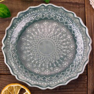 <img class='new_mark_img1' src='https://img.shop-pro.jp/img/new/icons14.gif' style='border:none;display:inline;margin:0px;padding:0px;width:auto;' />ͽλ French lace plate  GRAYM