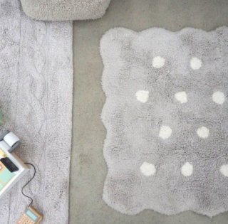 <img class='new_mark_img1' src='https://img.shop-pro.jp/img/new/icons14.gif' style='border:none;display:inline;margin:0px;padding:0px;width:auto;' />١Lorena CanalsWashable RUG  Mini Biscuit Pearl Grey