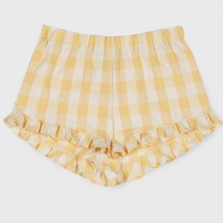<img class='new_mark_img1' src='https://img.shop-pro.jp/img/new/icons14.gif' style='border:none;display:inline;margin:0px;padding:0px;width:auto;' />Vichy Ruffle shorts  from Spain (yellow)